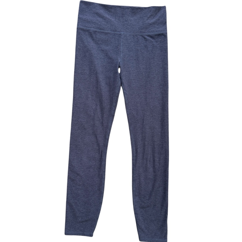 Vuori Performance Leggings Womens Small Blue Charcoal Excellent High Rise Zip